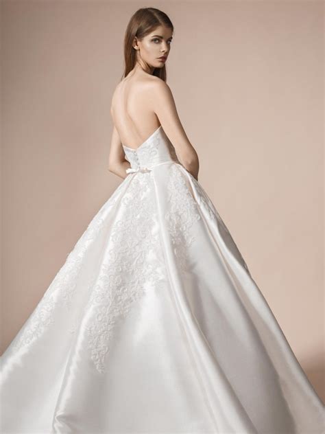 Papilio Sweetheart Neckline Ball Gown Wedding Dress With Embroidery