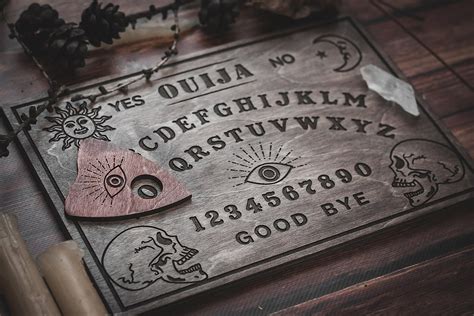 Ouija Board Spirit Game Talking Board Wooden Ouija Occult Etsy