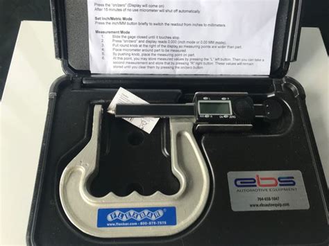 Flexbar 15785 Dr Digital Deep Throat Micrometer New Far West Product