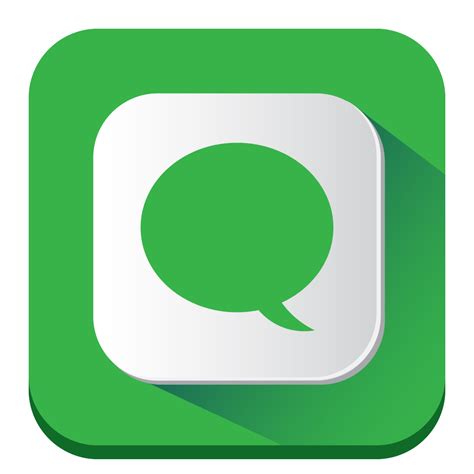 Aesthetic Messages Icon Green