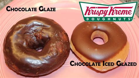 Krispy Kreme Chocolate Glazed Doughnut Vs Chocolate Iced Glazed