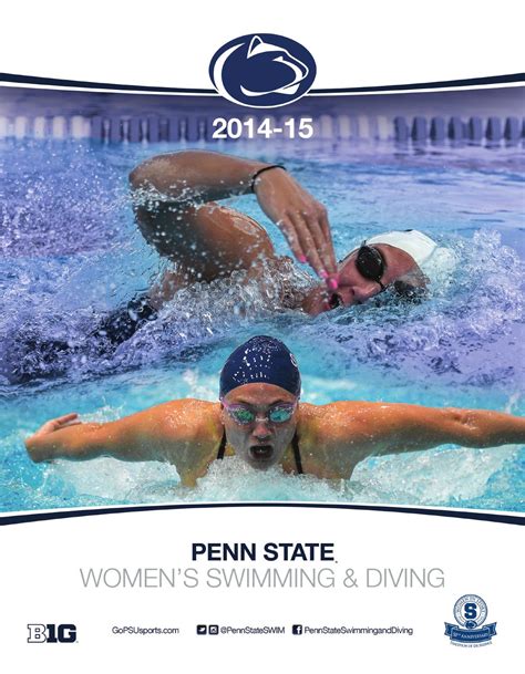 2014 15 Penn State Women S Swimming Diving Yearbook By Penn State