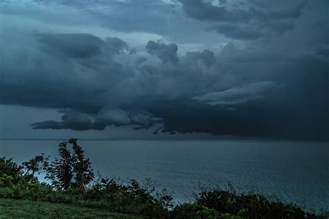 Storm Clouds Over The Lake By Dave Photograph By Photography By Phos3