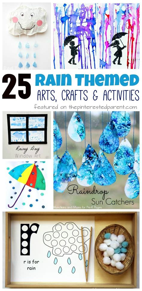 25 Rain Themed Arts Crafts And Activities For Preschool And