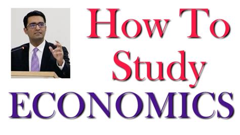 How To Study Economics Youtube