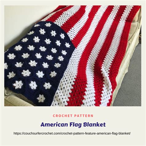 Crochet Pattern Feature American Flag Blanket Artofit