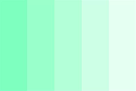 Shades Of Spring Green Color Palette