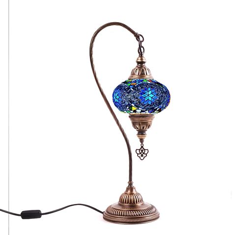 Buy Asylove Turkish Lamp Moroccan Mosaic Table Lamp Tiffany Boho Lamp