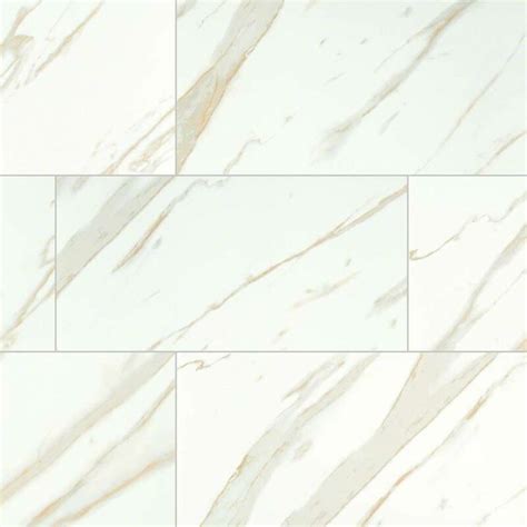 Msi Calacatta 12 X 24 Porcelain Field Tile In White And Reviews Wayfair