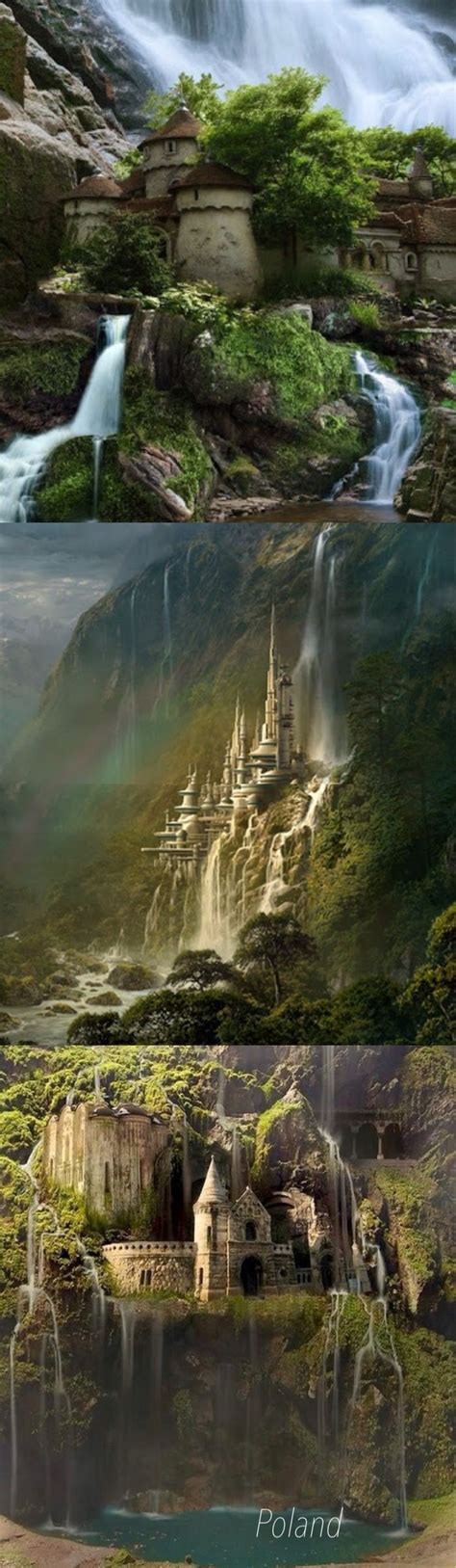 Waterfall Castle In Poland Has Got To Be The Epitome Of The Fairly Tale