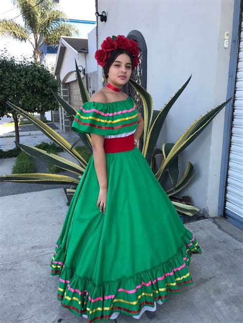 Mexican Boho Mexican Girl Traditional Mexican Dress Traditional