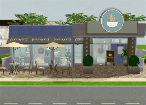 Part 3 Coffee And Desserts Cafea Sims 4 Lot For