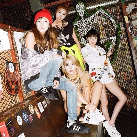 2ne1 Group Adidas Photoshoot 2ne1 Dara Cl 2ne1 The Band Kpop Girl