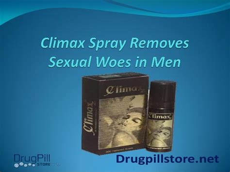 climax spray removes sexual woes in men