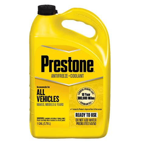 5050 Pre Mix 378l Prestone® All Vehicles Antifreeze Coolant