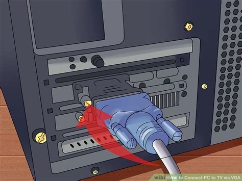 You can connect computer to television wirelessly after using this method. How to Connect PC to TV via VGA: 5 Steps (with Pictures ...