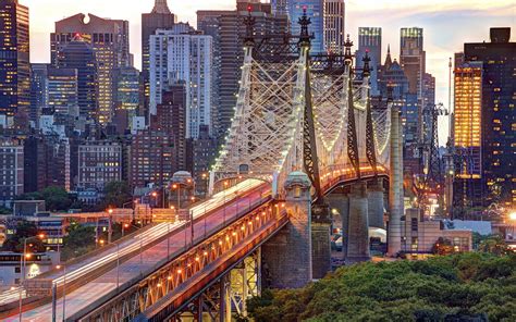 The Queensboro Bridge Aka The 59th Street Bridge Connecting Queens