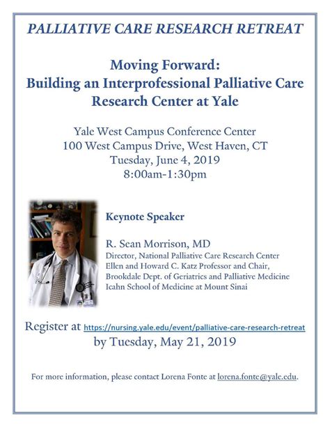 Palliative Care Research Retreat Yale School Of Nursing