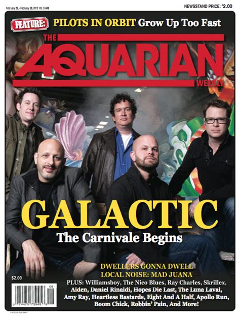 Galactic The Aquarian Weekly Feb 22 Fire Cover Aquarian Ray Charles