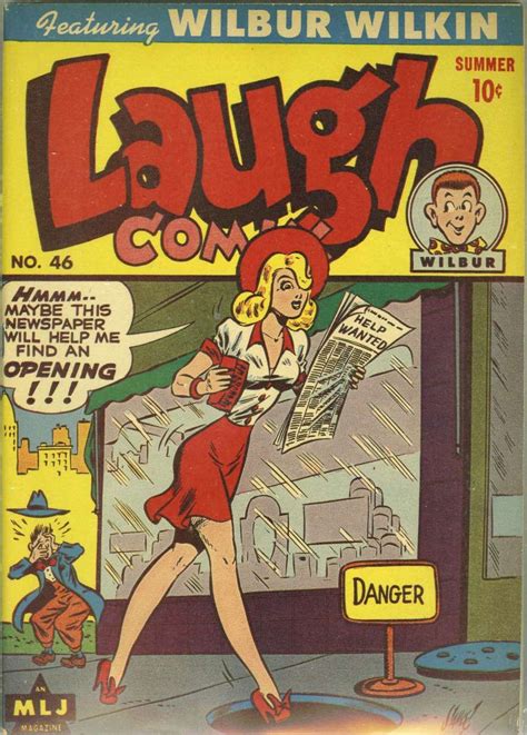 Comic Book Cover For Laugh Comix 46 Comic Book Plus Retro Comic Book