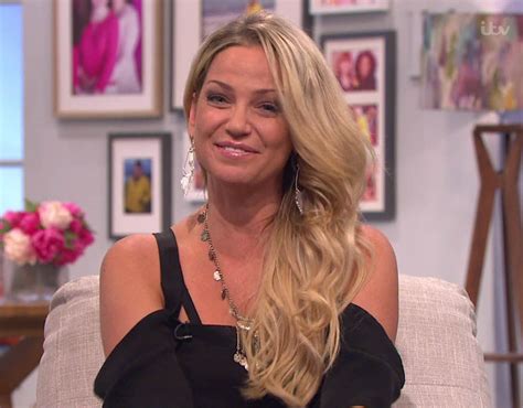 Sarah Harding Wore Her Long Hair Loose For Her Appearance On Lorraine
