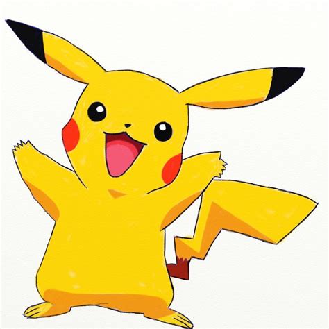 How To Draw Pikachu From Pokemon Draw Step By Step Cartoon Drawings
