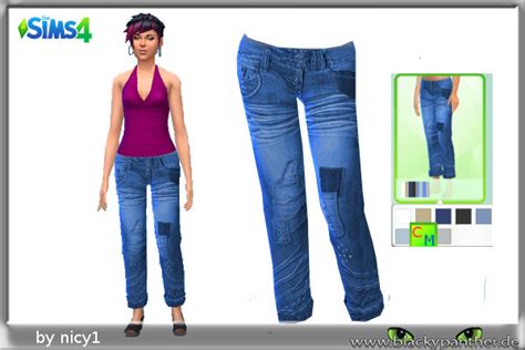Blackys Sims 4 Zoo Jeans By Nicy1 Download At Blackys Sims Zoo