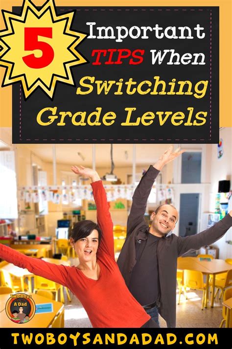 5 Quick And Important Pieces Of Advice When Switching Grade Levels