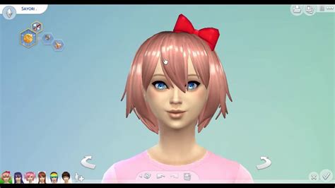 Ddlc Sims 4 Cc Hair Buildret