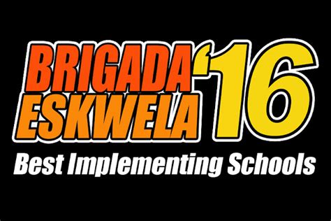 Deped Recognizes 2016 Brigada Eskwela Best Implementing Schools News