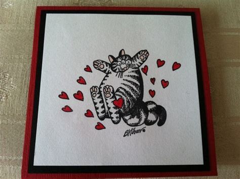 Kliban Cat Valentines Day Valentine Card