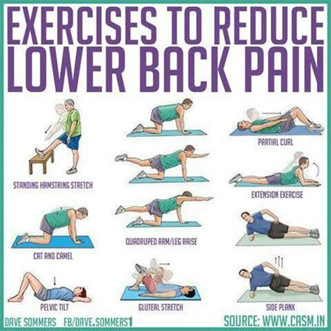 Exercises For Lower Back Pain Back Pain Exercises Low Back Pain Lower Back Pain Exercises