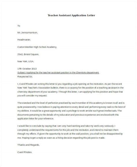 Application Letter For Teacher Free 54 Application Letter Examples Vrogue