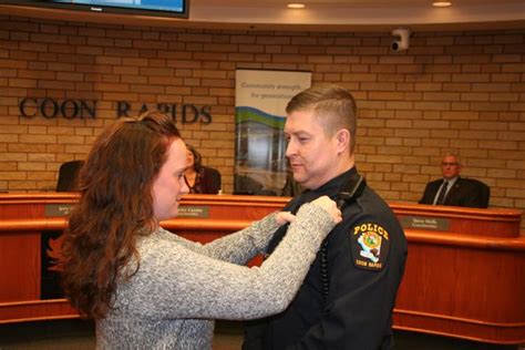 New Police Officers Receive Oaths Of Office Coon Rapids