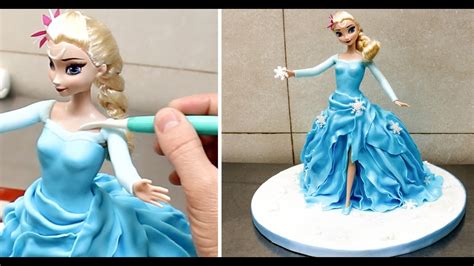 Make your princess birthday the happiest and memorable one with a princess theme cake. How To Make a Frozen ELSA Disney PRINCESS Cake/Torta Fr ...
