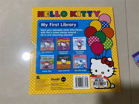 Hello Kitty My First Library Story Books Set Hobbies And Toys Books