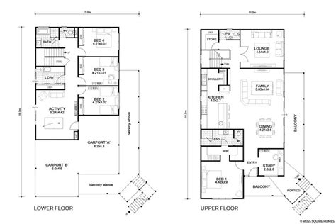 You must click the picture to see the large or full size picture. Toowoomba | Modern Queenslander Floorplan | Double Storey | Two Storey | Country builders, Floor ...
