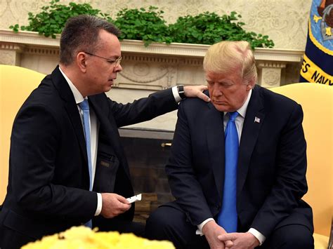Andrew Brunson Pastor Meets With Donald Trump And Prays For President In Oval Office After