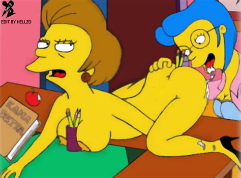 Rule 34 Davbesp Edna Krabappel Elizabeth Hoover Female Female Only Hellzo Human Multiple