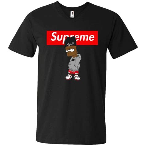 Supreme Bart Simpson Asap Rocky T Shirt Shop Freeship Us Clothing Accessories G Jznovelty