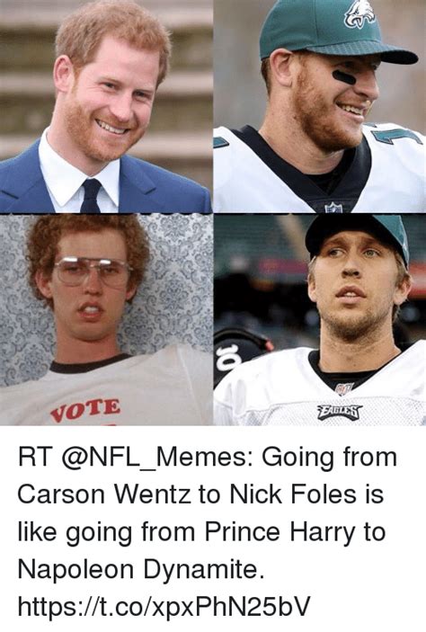 If colts had best offer, it's likely a deal would be done at this point. VOTE RT Going From Carson Wentz to Nick Foles Is Like Going From Prince Harry to Napoleon ...