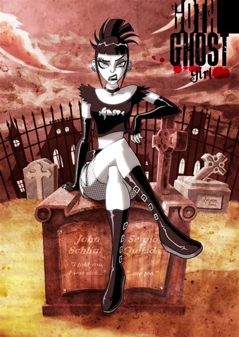 Goth Ghost Girl Cartoon By Sergio Quijada On Deviantart Comic Art Comic Style Art Comic