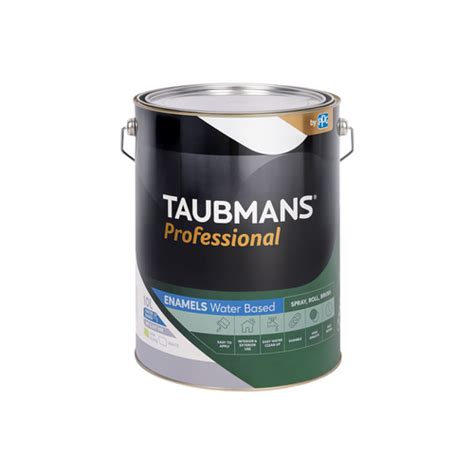 Taubmans Professional White Semi Gloss Water Based Enamel Paint