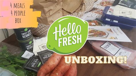 Hello Fresh Australia Unboxing See Whats In The Box Youtube