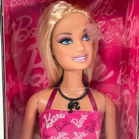Barbie Boutique 2009 Fashion Doll Dark Pink Iconic Dress Sundress R4183 Ebay