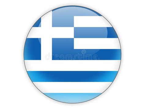 Greek Flag Round Stock Illustrations 531 Greek Flag Round Stock