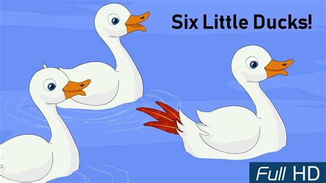 Six Little Ducks That I Once Knew 🦆🦆🐥 Best Nursery Song For Children