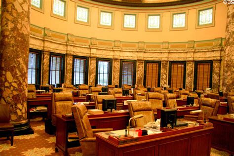 Senate Chamber Of Mississippi State Capitol Jackson Ms
