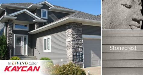 Now, vinyl siding wall commonly used for simple houses, not multi story building. Stonecrest - Color Trends | Vinyl siding colors, Siding ...