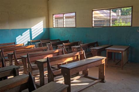 An Ordinary Classroom In An African School Stock Image Image Of